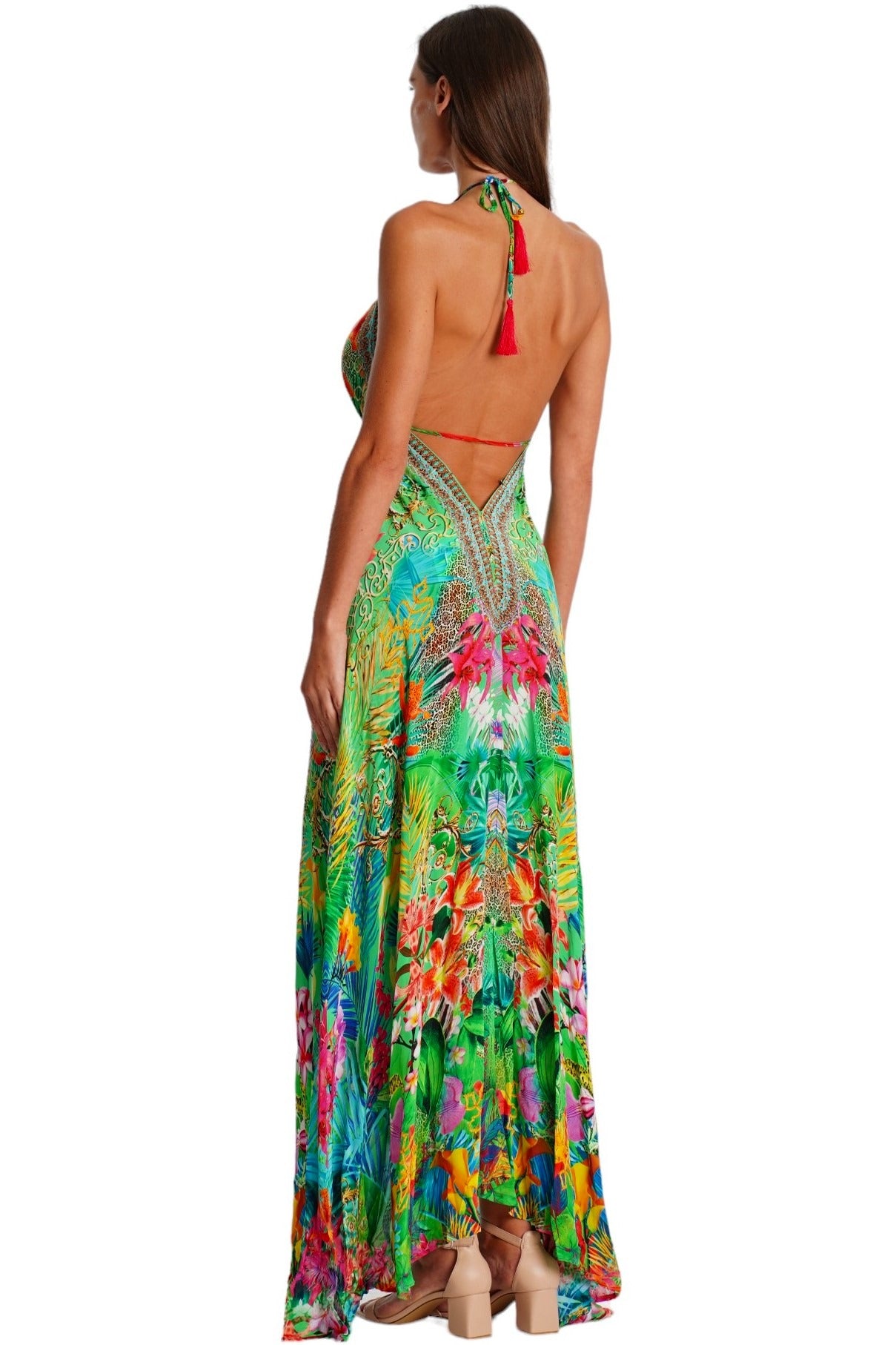 Seraphina Halter Maxi Dress