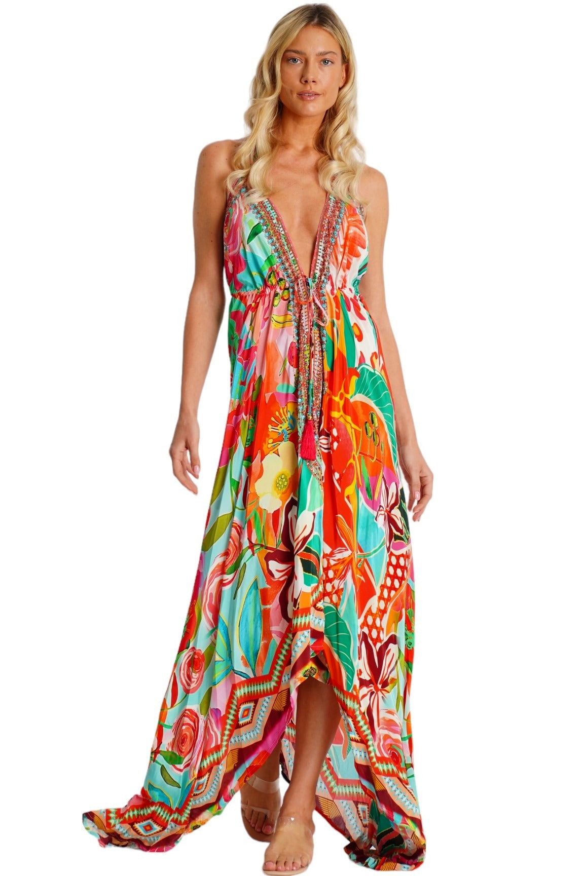 Elara  Halter Maxi Dress