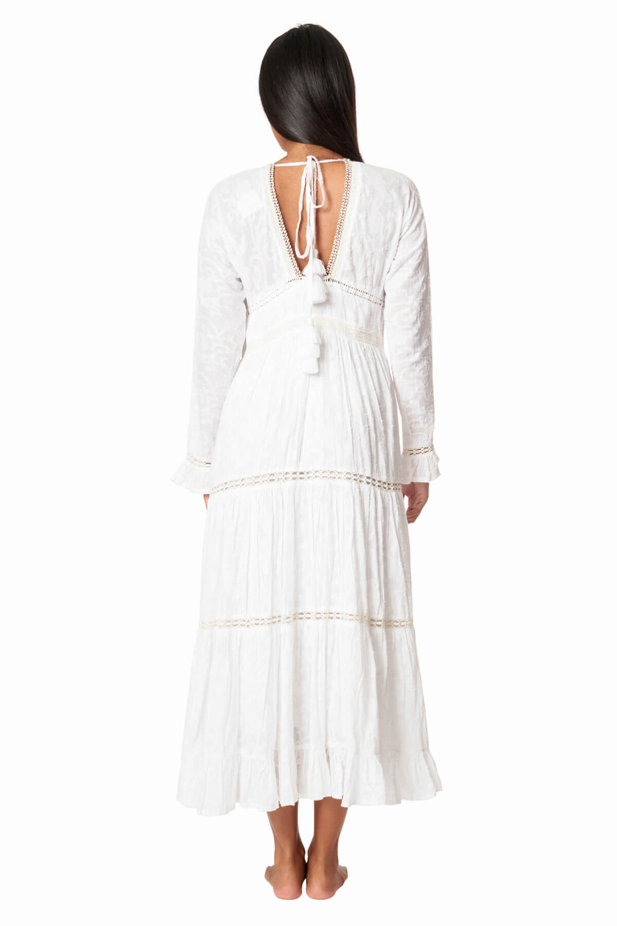 Florence Tiered Maxi Cover Up Dress
