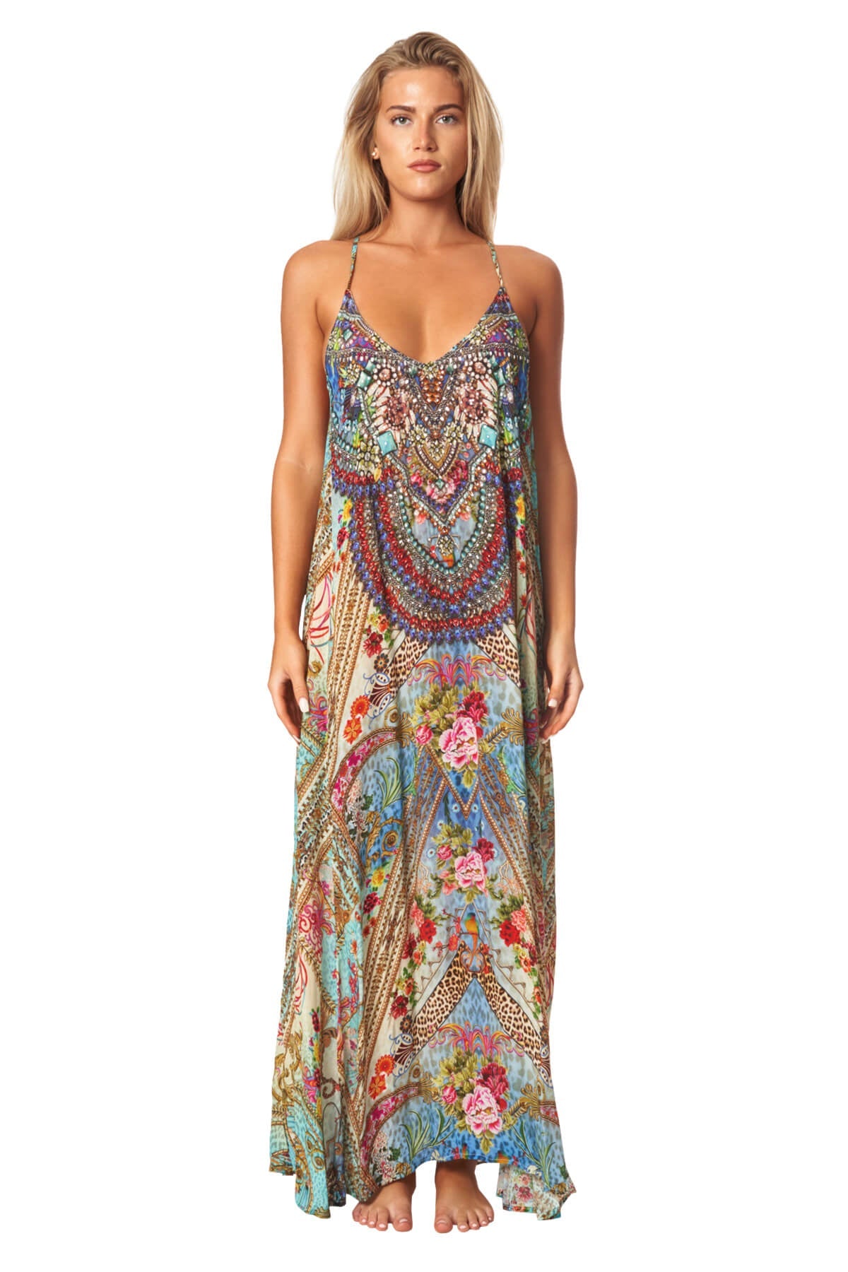 Power T-Back Maxi Dress